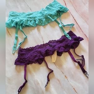 Set of Two Victoria's Secret Garter Belts